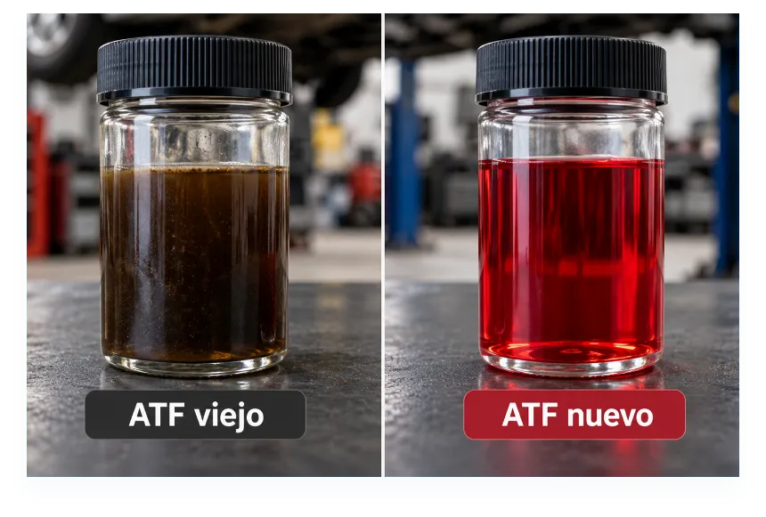 El aceite de la caja también envejece.
